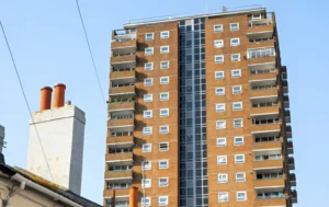 Blocks of Flats in a residential area with balconies