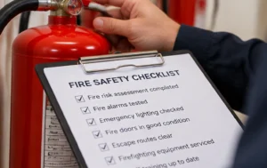 care-home-fire-safety-checklist-with-fire-extinguisher-and-compliance-check-documents-for-residential-care-property